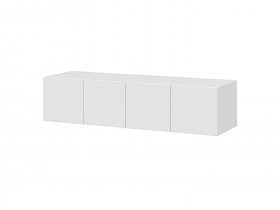 Антресоль 1600 ШК-5 (белый текстурный) в Улыбино - ulybino.mebel-nsk.ru | фото