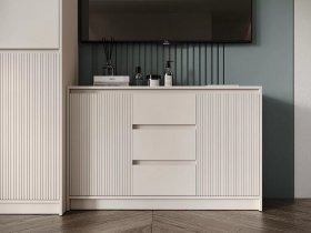 Комод КМ-003 Мирен (кашемир/матовая моно керамика) в Улыбино - ulybino.mebel-nsk.ru | фото