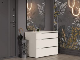 Комод с 3 ящиками Айри КМ-001 (кашемир) в Улыбино - ulybino.mebel-nsk.ru | фото