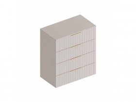 Комод с 4 ящ. «Тефия» (тефия/софт сантьяго) в Улыбино - ulybino.mebel-nsk.ru | фото