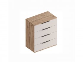Комод с ящиками Сицилия (дуб альпийский/тефия) в Улыбино - ulybino.mebel-nsk.ru | фото