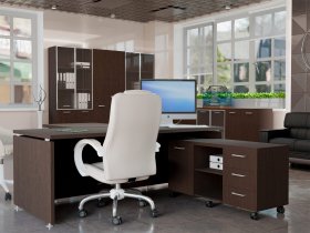 Комплект офисной мебели Президент-ПРО в Улыбино - ulybino.mebel-nsk.ru | фото