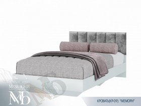 Кровать 1,2м Мемори КР-09 в Улыбино - ulybino.mebel-nsk.ru | фото