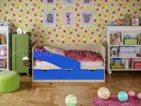 Кровать детская Бабочки 2,0 м в Улыбино - ulybino.mebel-nsk.ru | фото