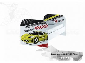 Кровать детская Тойс Champion КР-08 (BTS) в Улыбино - ulybino.mebel-nsk.ru | фото