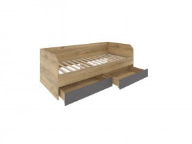 Кровать-диван с ящиками Шерлок Дв120.0_90 в Улыбино - ulybino.mebel-nsk.ru | фото