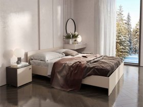 Кровать двухспальная 1,6м Гиза в Улыбино - ulybino.mebel-nsk.ru | фото