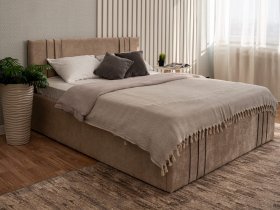 Кровать двуспальная 1,4м с подъем. мех. Леванте в Улыбино - ulybino.mebel-nsk.ru | фото