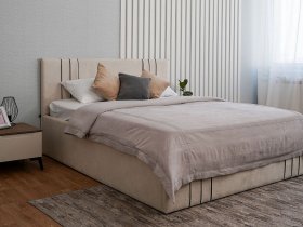 Кровать двуспальная 1,8м с подъем. мех. Леванте в Улыбино - ulybino.mebel-nsk.ru | фото
