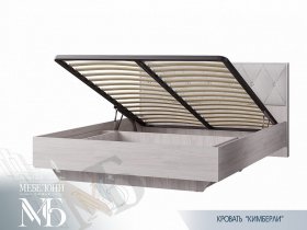 Кровать двуспальная с подъем. мех. 1,6 м  Кимберли КР-13 в Улыбино - ulybino.mebel-nsk.ru | фото