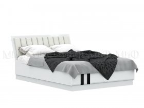 Кровать двуспальная с подъем.мех. 1,6м Магнолия в Улыбино - ulybino.mebel-nsk.ru | фото