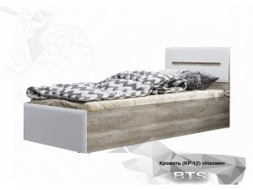 Кровать односпальная Наоми КР-12 в Улыбино - ulybino.mebel-nsk.ru | фото