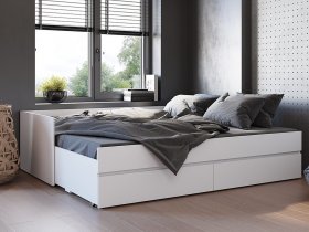 Кровать-трансформер Симпл КР-51 (белый) в Улыбино - ulybino.mebel-nsk.ru | фото