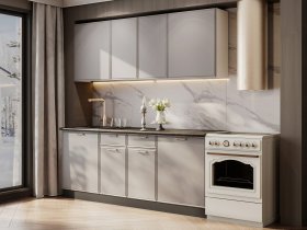 Кухонный гарнитур «Адель» 2,0м (нео) в Улыбино - ulybino.mebel-nsk.ru | фото