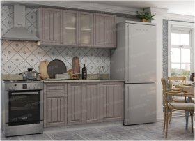 Кухонный гарнитур Хозяюшка 1,5 м (МФ) в Улыбино - ulybino.mebel-nsk.ru | фото