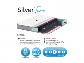 Матрас Silver Two в Улыбино - ulybino.mebel-nsk.ru | фото