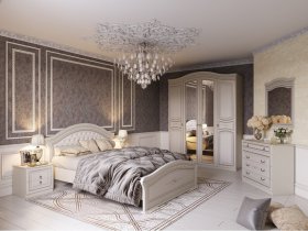 Модульная спальня Николь (Мебельград) в Улыбино - ulybino.mebel-nsk.ru | фото