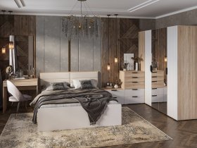 Модульная спальня Норд в Улыбино - ulybino.mebel-nsk.ru | фото