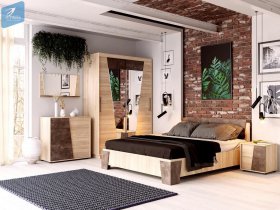 Модульная спальня Санремо в Улыбино - ulybino.mebel-nsk.ru | фото
