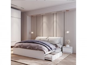 Модульная спальня Симпл в Улыбино - ulybino.mebel-nsk.ru | фото