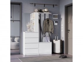 Прихожая Симпл ПР-04 (белый) в Улыбино - ulybino.mebel-nsk.ru | фото