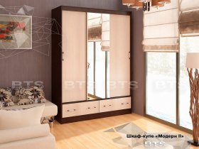 Шкаф-купе «Модерн-2» 1,5м в Улыбино - ulybino.mebel-nsk.ru | фото