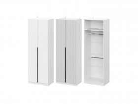 Шкаф ШК-75 Эккервуд (белый) в Улыбино - ulybino.mebel-nsk.ru | фото