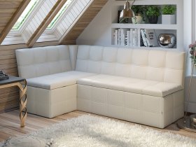Скамья угловая со спальным местом «Домино» (кашемир) в Улыбино - ulybino.mebel-nsk.ru | фото