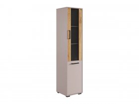 Стеллаж Лайт-2 (кашемир/дуб крафт золотой) в Улыбино - ulybino.mebel-nsk.ru | фото