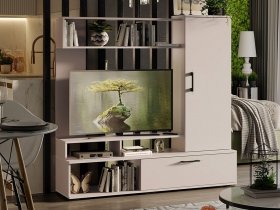 Стенка «Сиена» (кашемир) в Улыбино - ulybino.mebel-nsk.ru | фото