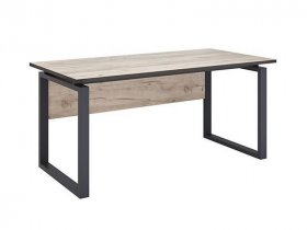 Стол руководителя Ст075.0 Гермес лофт (дуб крафт серый) в Улыбино - ulybino.mebel-nsk.ru | фото