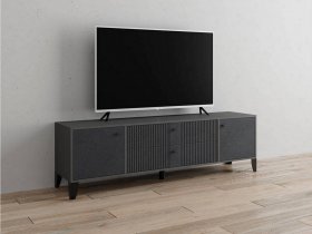 Тумба под ТВ Парус-10 (графит/гранит лофт) в Улыбино - ulybino.mebel-nsk.ru | фото