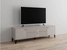 Тумба под ТВ Парус-10 (кашемир/сантьяго софт) в Улыбино - ulybino.mebel-nsk.ru | фото