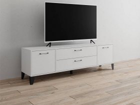 Тумба под ТВ Парус-13 (белый) в Улыбино - ulybino.mebel-nsk.ru | фото