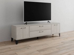 Тумба под ТВ Парус-13 (ясень анкор светлый) в Улыбино - ulybino.mebel-nsk.ru | фото